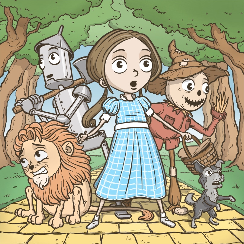 Wizard of Oz book cover design