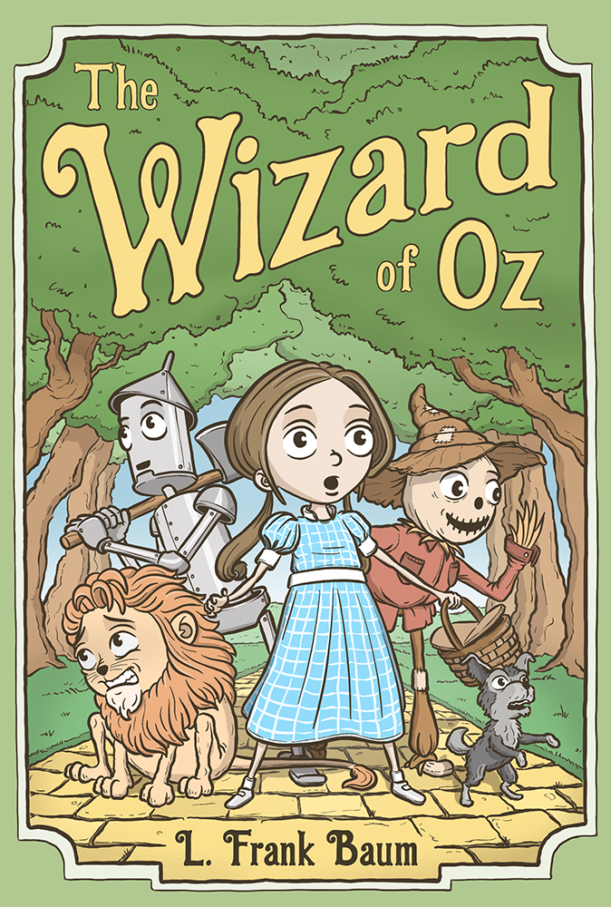 Wizard of Oz book cover design