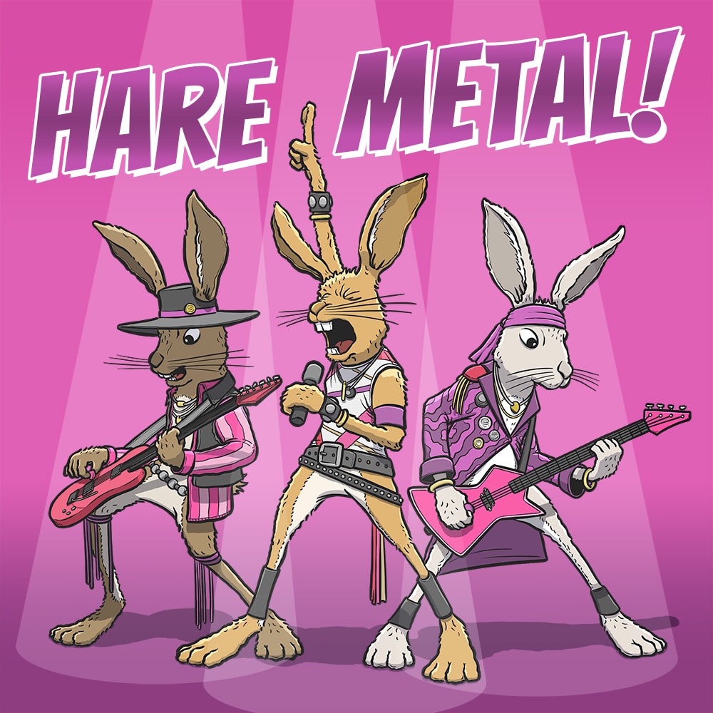 Hares rocking out