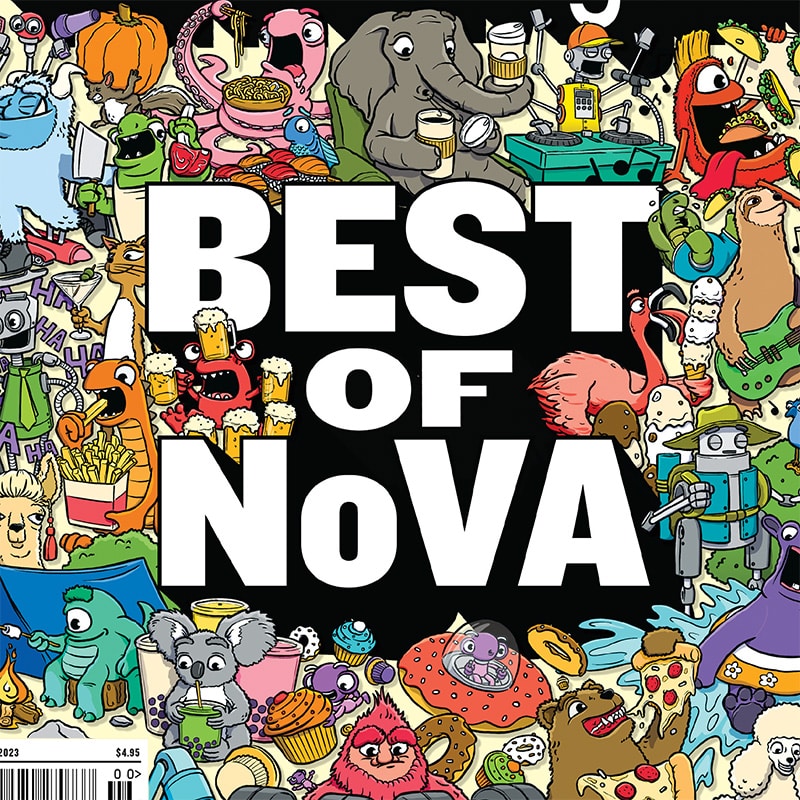 Northern Virginia Magazine "Best of NoVa" 2023 cover illustration