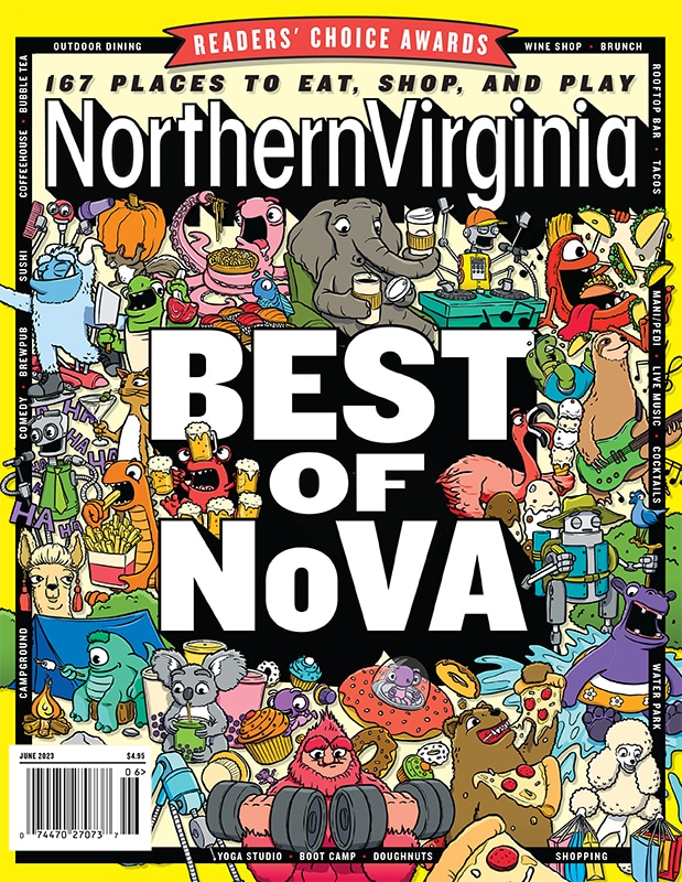 Northern Virginia Magazine "Best of NoVa" 2023 cover illustration